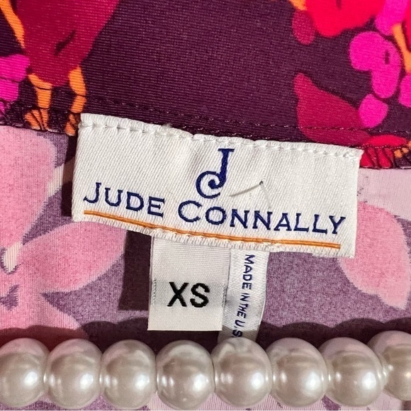 Jude Connally Nancy Floral Print Ruffle Sleeve Dress Size XS - Picture 8 of 9